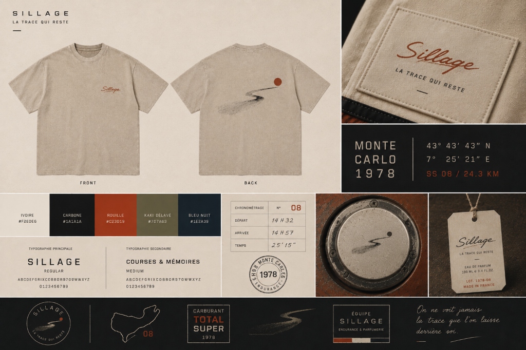 Sillage Circuit Tee — Détails